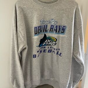 Tampa Bay Devil Rays Gray Sweater